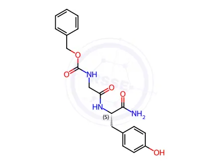 Chemical structure of Z-GLY-TYR-NH2