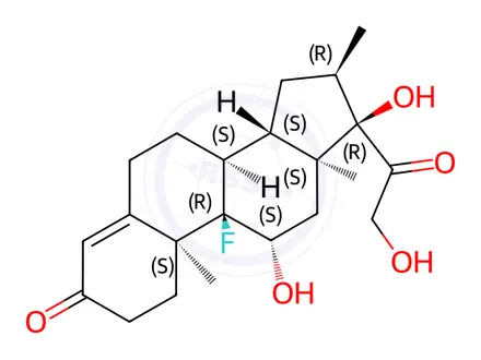 Chemical structure of 1,2-Dihydro Dexamethasone