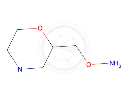 Chemical structure of O-[(4-methylmorpholin-2-yl)methyl]hydroxylamine