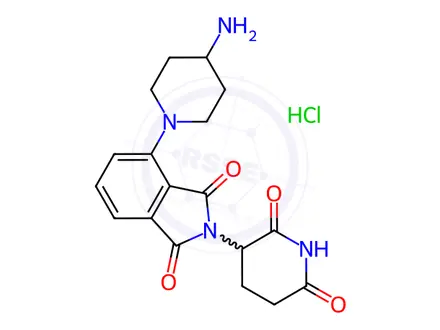 Chemical structure of Pomalidomide-Piperidine HCl