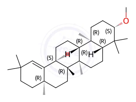 Chemical structure of Miliacin