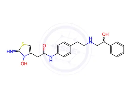 Chemical structure of Mirabegron N-Oxide Impurity
