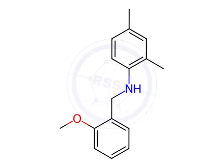 Chemical structure of N-(2-Methoxybenzyl)-2,4-dimethylaniline
