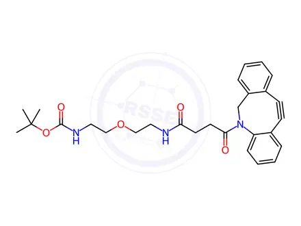 Chemical structure of DBCO-PEG1-NH-Boc