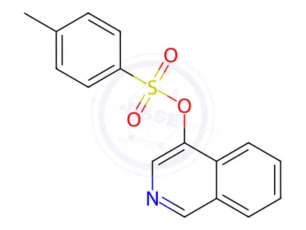 Chemical structure of 4-(4-Methylbenzenesulfonate)-4-isoquinolinol
