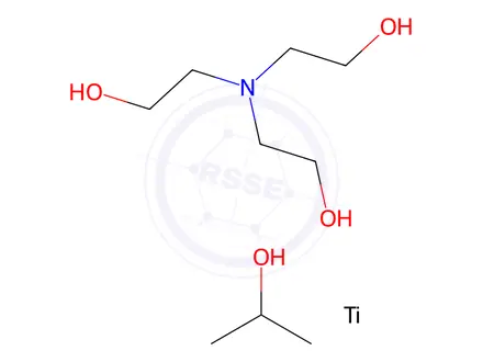 Chemical structure of Tetraisopropoxy titanate, reaction products with triethanolamine