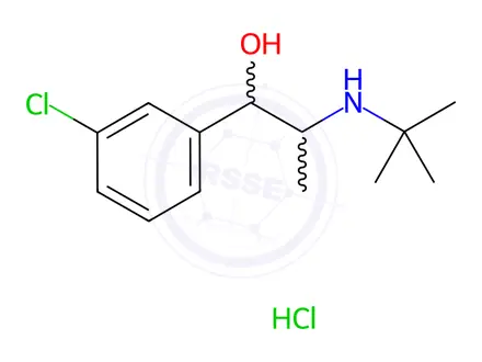 Chemical structure of rac-erythro-Dihydro Bupropion Hydrochloride