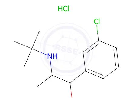 Chemical structure of Bupropion Impurity 90