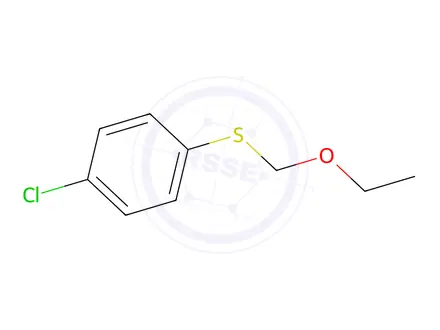 Chemical structure of 1-Chloro-4-[(ethoxymethyl)sulfanyl]benzene