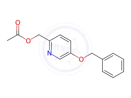 Chemical structure of (5-(Benzyloxy)pyridin-2-yl)methyl acetate