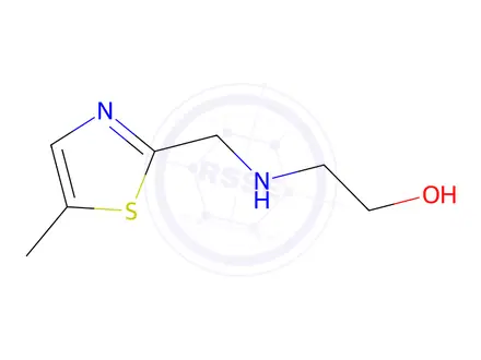 Chemical structure of 2-{[(5-Methyl-1,3-thiazol-2-yl)methyl]amino}ethanol dihydrochloride