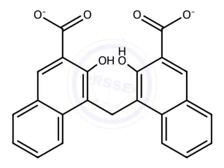 Chemical structure of Bephenium Embonate