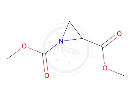 Chemical structure of 1,2-Aziridinedicarboxylicacid,dimethylester,(S)-(9CI)