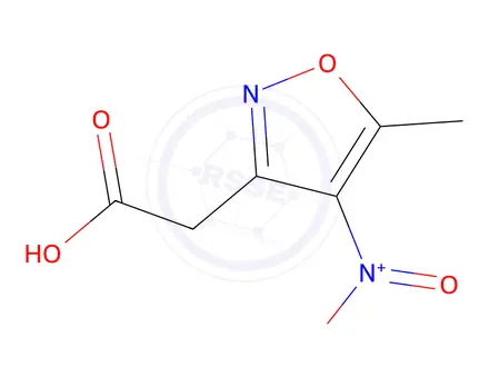 Chemical structure of 2-(5-Methyl-4-nitroisoxazol-3-yl)acetic acid