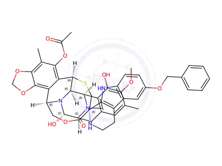 Chemical structure of Lurbinectedin Impurity 32