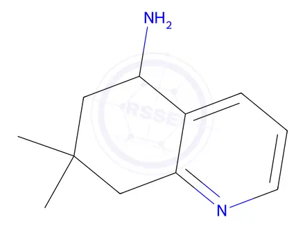 Chemical structure of 7,7-Dimethyl-5,6,7,8-tetrahydroquinolin-5-amine