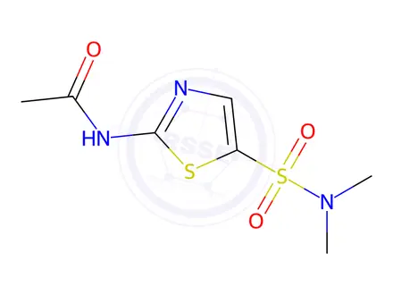 Chemical structure of n-(5-(n,n-Dimethylsulfamoyl)thiazol-2-yl)acetamide