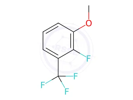Chemical structure of 2-Fluoro-3-(trifluoromethyl)anisole