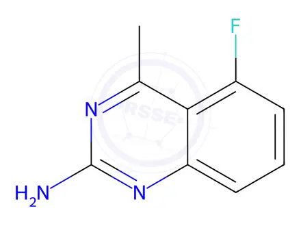 Chemical structure of 5-fluoro-4-methylquinazolin-2-amine