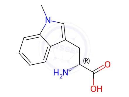 Chemical structure of 1-Methyl-D-tryptophan