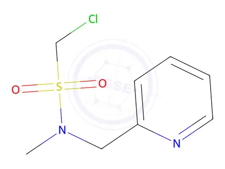 Chemical structure of 1-Chloro-n-methyl-n-(pyridin-2-ylmethyl)methanesulfonamide