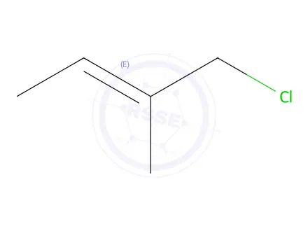 Chemical structure of 1-CHLORO-2-METHYL-2-BUTENE