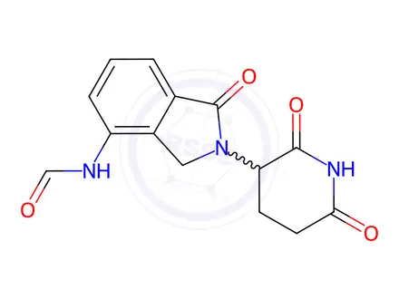 Chemical structure of Lenalidomide N-Formyl Impurity