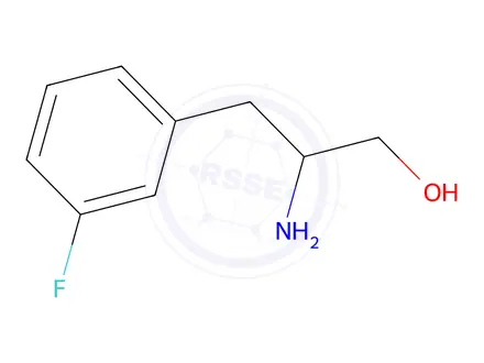 Chemical structure of Benzenepropanol, β-amino-3-fluoro-, hydrochloride (1:1)