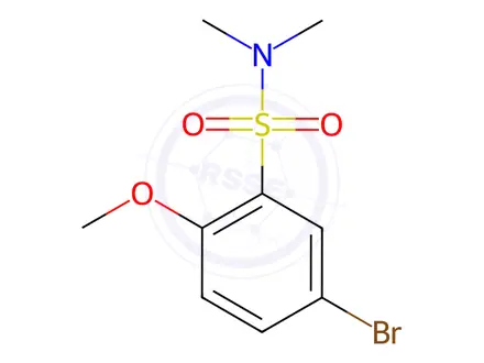 Chemical structure of N,N-Dimethyl 5-bromo-2-methoxybenzenesulfonamide
