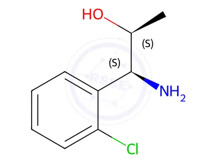Chemical structure of (1S,2S)-1-AMINO-1-(2-CHLOROPHENYL)PROPAN-2-OL