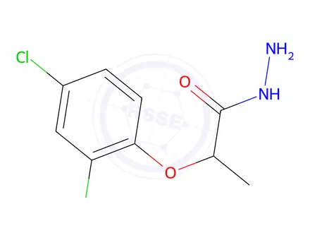 Chemical structure of 2-(2,4-Dichlorophenoxy)propanohydrazide