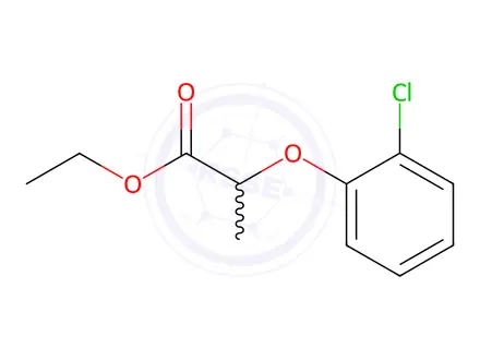 Chemical structure of ethyl 2-(2-chlorophenoxy)propanoate