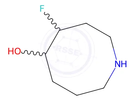 Chemical structure of 4-Fluoroazocan-5-ol