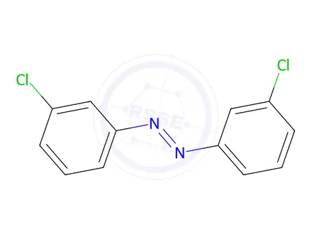Chemical structure of 3,3'-Dichloroazobenzene
