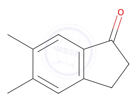Chemical structure of 5,6-Dimethyl-indan-1-one