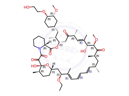 Chemical structure of Everolimus Impurity 008-96