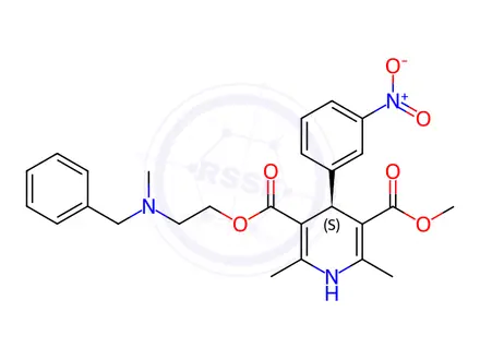 Chemical structure of (S)-Nicardipine