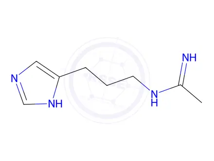 Chemical structure of N-(3-(1H-Imidazol-4-yl)propyl)acetimidamide