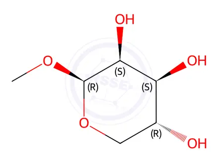 Chemical structure of BETA-METHYL-D-LYXOPYRANOSIDE