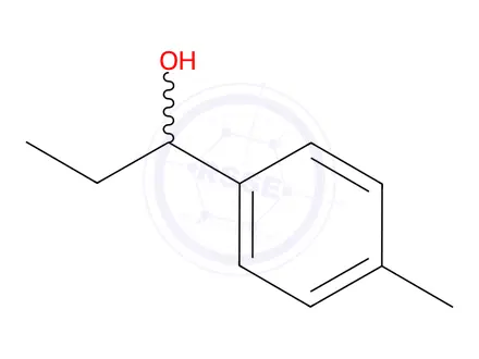 Chemical structure of 1-(4-methylphenyl)propan-1-ol