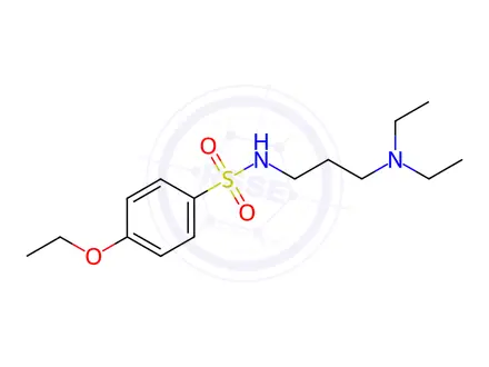 Chemical structure of N-(3-Diethylaminopropyl)-p-ethoxybenzenesulfonamide
