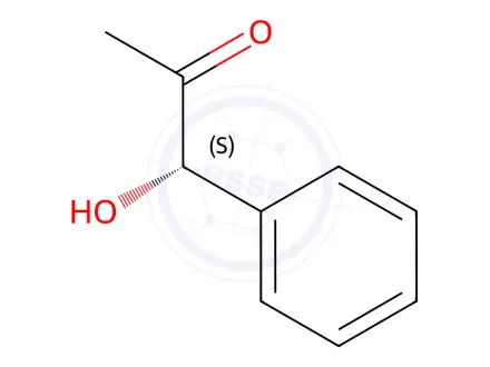 Chemical structure of Ephedrine Hydrochloride Impurity 5 (L-Phenylacetylcarbinol)