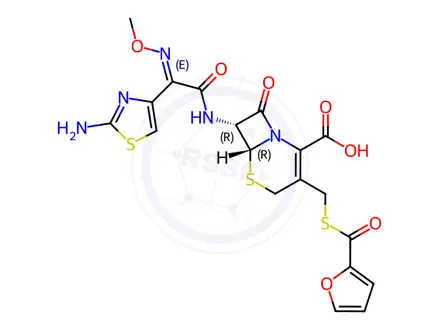 Chemical structure of (E)-Ceftiofur