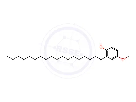 Chemical structure of 2-Octadecyl-1,4-dimethoxybenzene