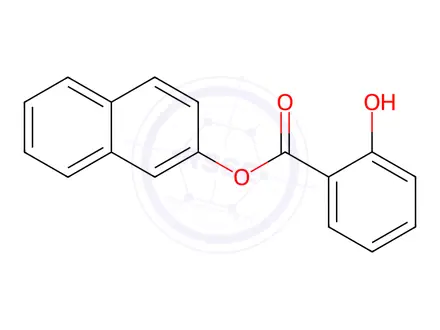 Chemical structure of 2-naphthyl salicylate