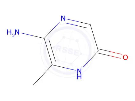 Chemical structure of 5-Amino-6-methylpyrazin-2-ol