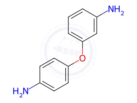 Chemical structure of 3,4'-Diaminodiphenyl Ether