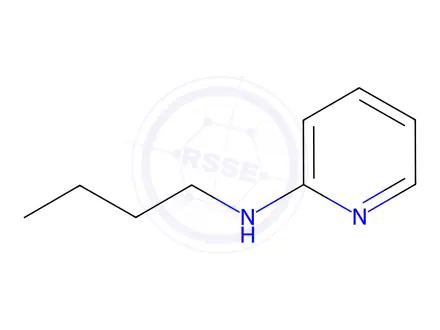 Chemical structure of 2-(1-butylamino)pyridine