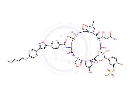 Chemical structure of Micafungin Impurity 25