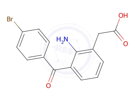 Chemical structure of Bromfenac (91714-94-2)
